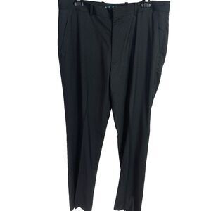 Perry Ellis Men's Dress Pants Size 33x32 Gray Pin Striped NEW